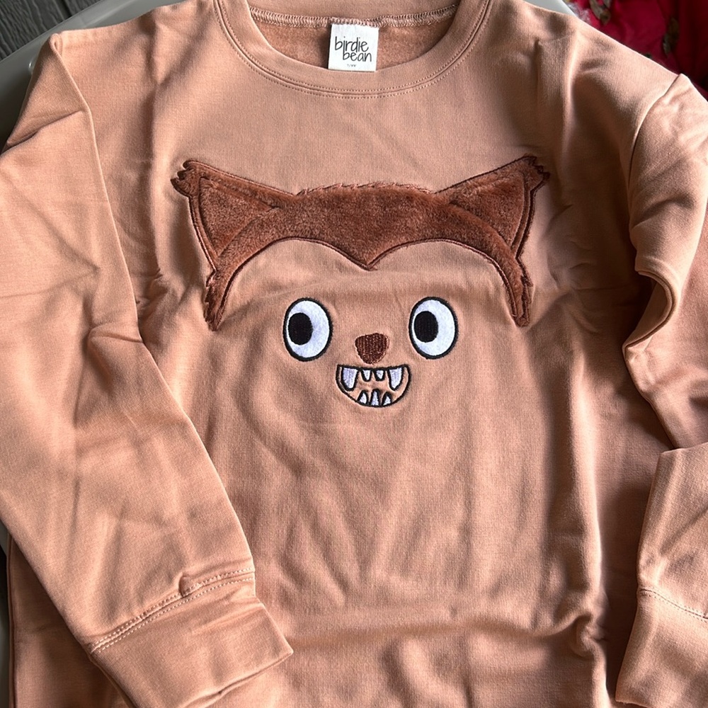 Absolutely adorable Birdy Bean two-piece werewolf sweatsuit new with tags